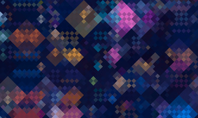 Vibrant Colorful Mosaic Background/Pattern