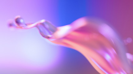 Abstract colorful background. 3d illustration, 3d rendering.