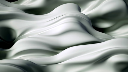 Beautiful luxury elegant backdrop with silk fabric drapery. 3d illustration, 3d rendering.