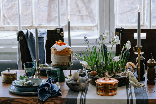 Easter Decorated Table