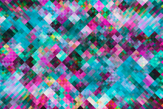 Vibrant Colorful Mosaic Background/Pattern