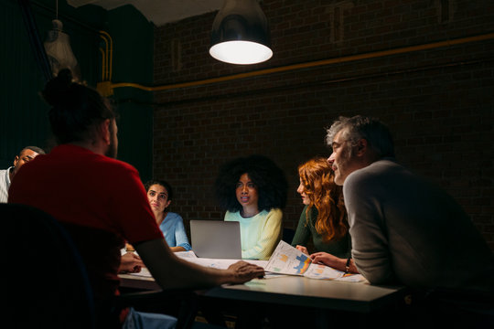 Business group in a meeting room in the office