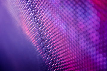 CloseUp LED blurred screen. LED soft focus background. abstract background ideal for design.