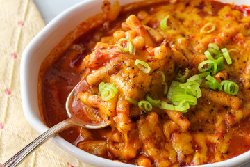 Cheesy Beef Macaroni Pasta