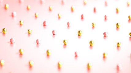 Beautiful background with geometric shape. 3d illustration, 3d rendering.