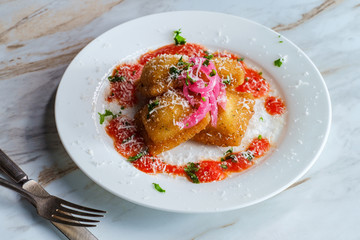 Breaded Fried Toasted Ravioli