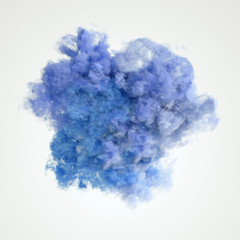 Fototapeta premium Beautiful background with purple smoke and steam. 3d illustration, 3d rendering.