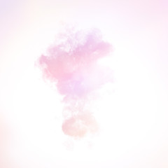 Fototapeta na wymiar Cloud isolated, steam, smoke. 3d illustration, 3d rendering.