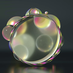 Beautiful background with geometric shape. 3d illustration, 3d rendering.