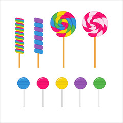 Lollipop Vector Design Illustration