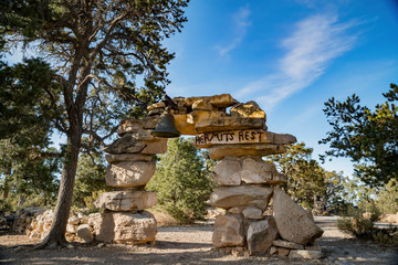 Beautiful landscape of the Hermit Trail, Grand Canyon National Park