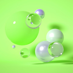 Beautiful background with geometric shape. 3d illustration, 3d rendering.