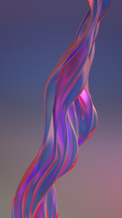 Beautiful luxury elegant backdrop with silk fabric drapery. 3d illustration, 3d rendering.