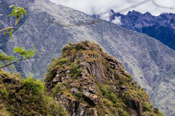 Wayna Picchu, Huayna Picchu, Sacred Mountain of the Incas in Machu Picchu, Cusco Peru