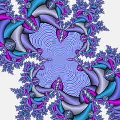 Purple blue floral background