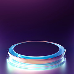 Elegant minimal background. 3d illustration, 3d rendering.