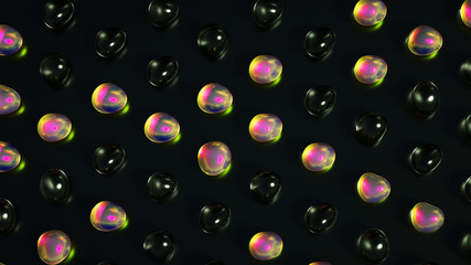 Beautiful background with geometric shape. 3d illustration, 3d rendering.