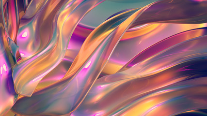 Abstract colorful background. 3d illustration, 3d rendering.