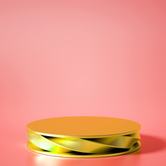 Beautiful background with geometric shape. 3d illustration, 3d rendering.