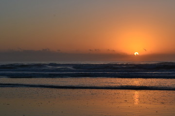 Fototapeta premium Summer Sunrise On The Beach At Saint Augustine, Florida