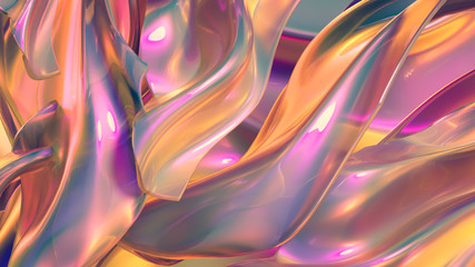 Naklejka premium Abstract colorful background. 3d illustration, 3d rendering.
