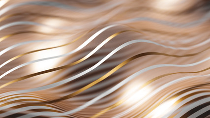 Beautiful background with geometric shape. 3d illustration, 3d rendering.