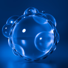 Beautiful background with geometric shape. 3d illustration, 3d rendering.