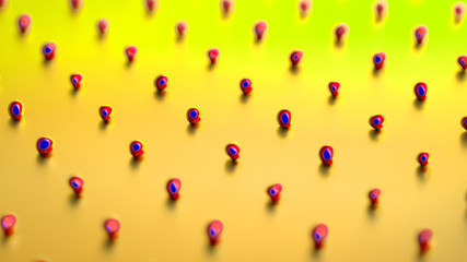Beautiful background with geometric shape. 3d illustration, 3d rendering.
