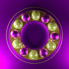 Obraz premium Elegant minimal background. 3d illustration, 3d rendering.