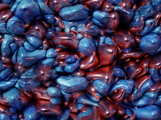 Beautiful, elegant, abstract background with metal and the texture of stone, marble and granite. 3d illustration, 3d rendering.