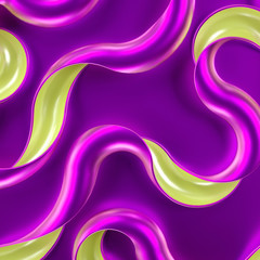 Elegant minimal background. 3d illustration, 3d rendering.