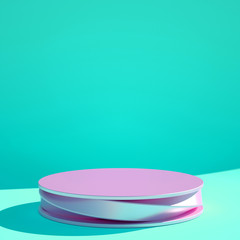 Beautiful background with geometric shape. 3d illustration, 3d rendering.