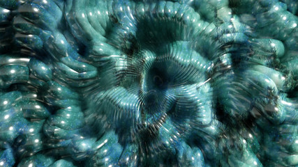 Beautiful, elegant, abstract background with metal and the texture of stone, marble and granite. 3d illustration, 3d rendering.