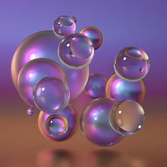 Beautiful background with geometric shape. 3d illustration, 3d rendering.