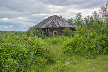 Fototapeta na wymiar Abandoned house in the village. Abandoned village.