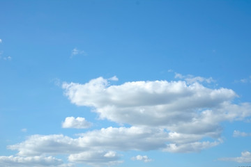 Sky blue with clouds