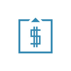 Obraz premium dollar cash icon