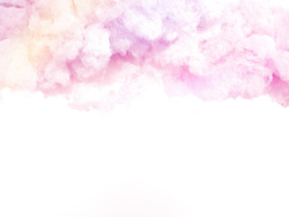 Fototapeta premium Cloud isolated, steam, smoke. 3d illustration, 3d rendering.