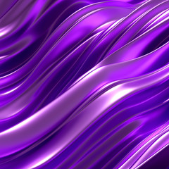 Beautiful luxury elegant backdrop with silk fabric drapery. 3d illustration, 3d rendering.