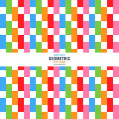 Abstract geometric pattern - retro and modern styles