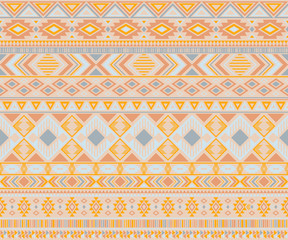 American indian pattern tribal ethnic motifs geometric vector background.
