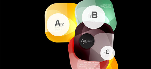 Modern advertising concept for wallpaper design. Vector info graphic design. Vector design concept. Business presentation. Abstract geometric frame.