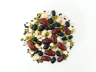 background of dog food