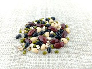 pills on black background