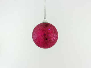 christmas ball on white background
