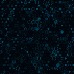 Abstract geometric background consisting of hexagonal figures.Technology illustration concept.
