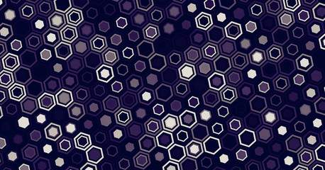 Abstract geometric background consisting of hexagonal figures.Technology illustration concept.