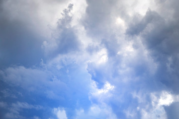 blue sky with clouds background, Beautiful Amazing shape