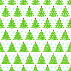 Christmas tree vector seamless pattern christmas background