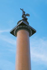 The Alexander Column in St. Petersburg